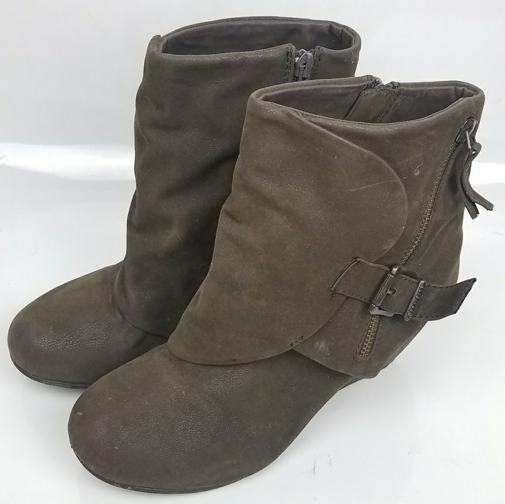 Blowfish Malibu Ankle Wedge Booties